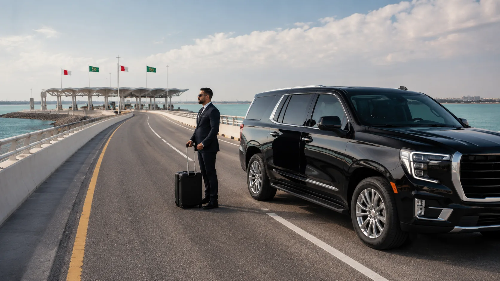 نقل خاص من البحرين إلى السعودية عبر جسر الملك فهد
