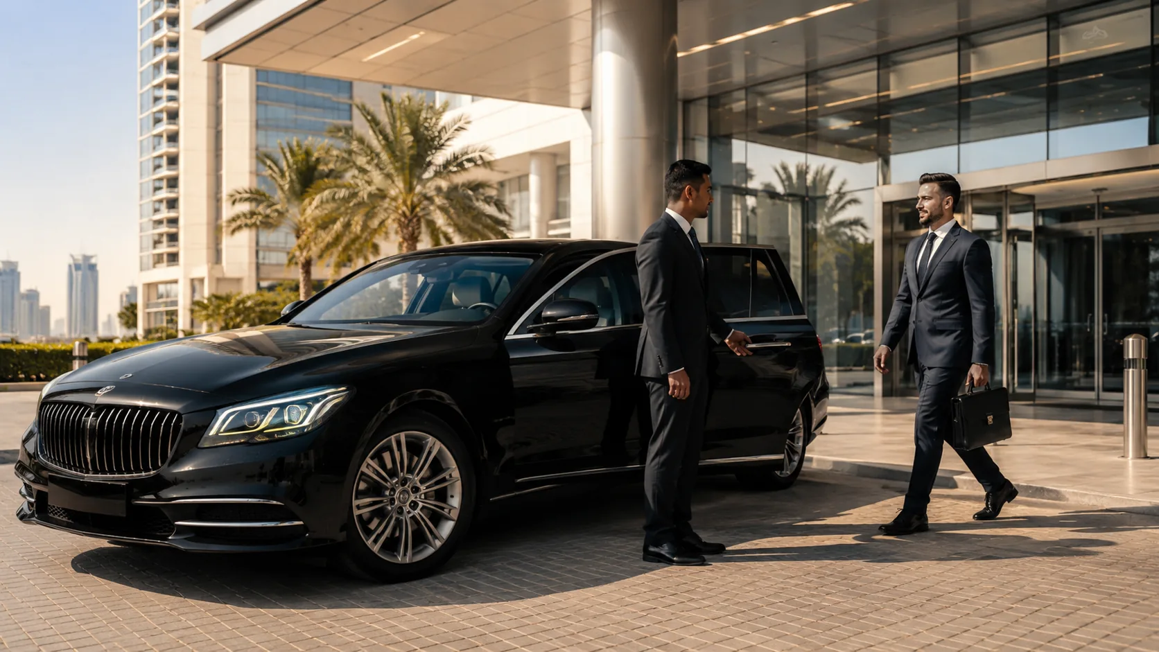 Business chauffeur service for a visitor in Bahrain